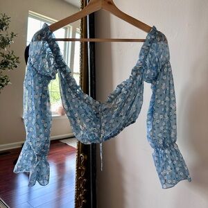 Off the shoulder top from local boutique